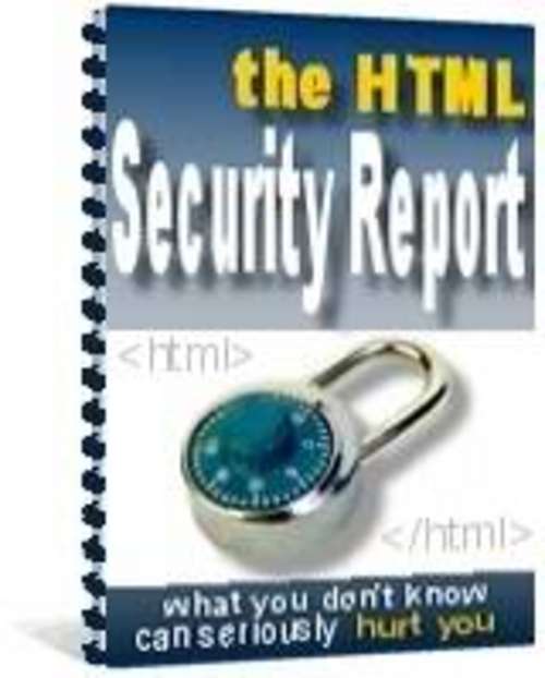 Product picture  The HTML Security/security essentials/internet security