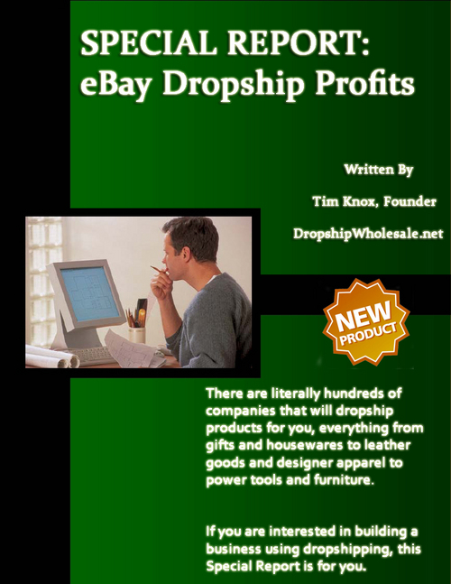 Product picture **New** SPECIAL REPORT - eBay Dropship Profits. MRR 